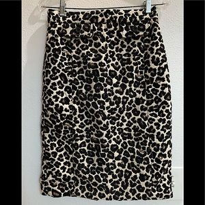 Leopard Pencil Skirt